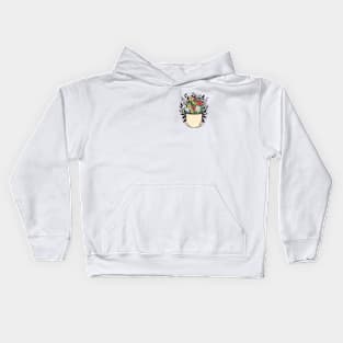 Flowers in the pocket Kids Hoodie